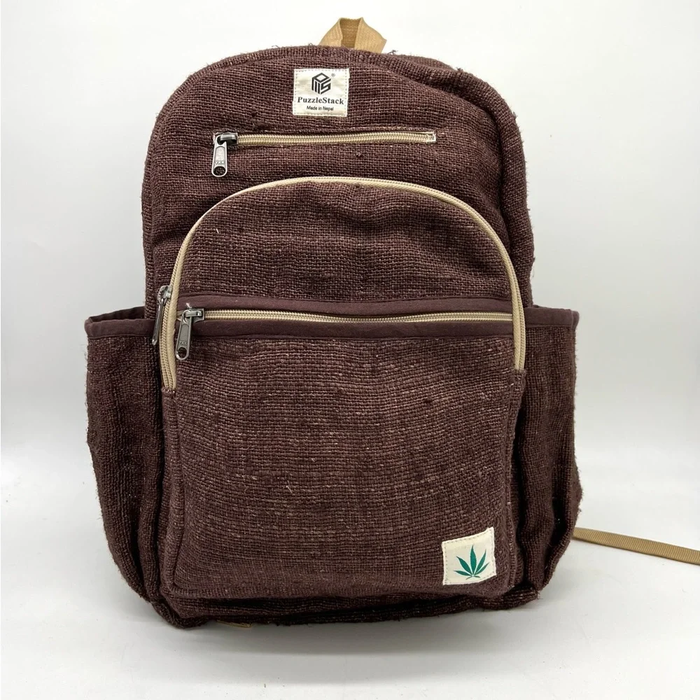 Kailash Himalayan Pure Hemp Brown Backpack - Picture 8 of 16